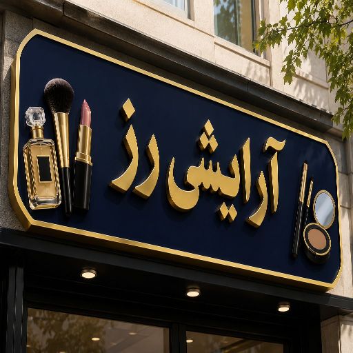 تابلو چنلیوم طرح لوازم آرایشی
