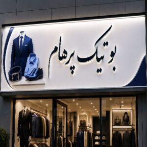 تابلو چنلیوم طرح بوتیک