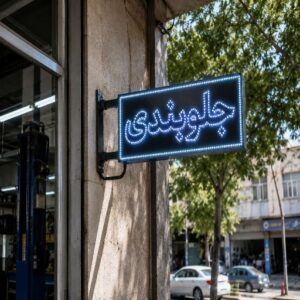 تابلو LED طرح جلوبندی