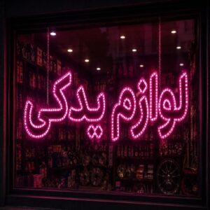 تابلو LED طرح لوازم یدکی