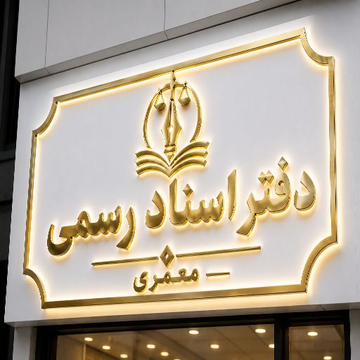 تابلو چنلیوم طرح دفتر اسناد رسمی