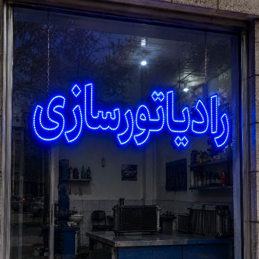 تابلو LED طرح رادیاتور سازی
