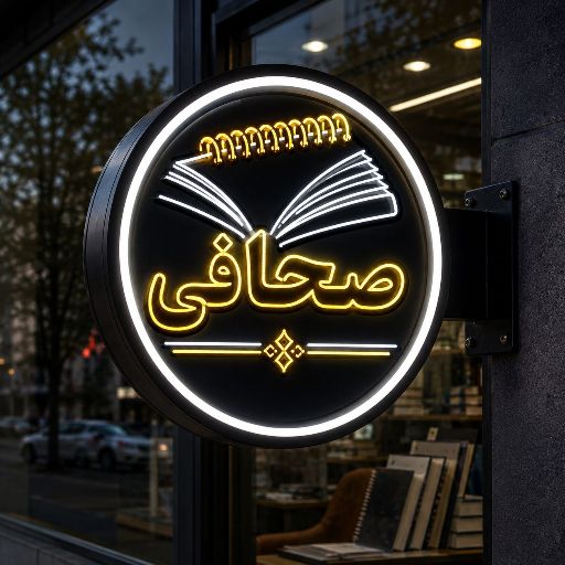 تابلو لایت باکس طرح صحافی