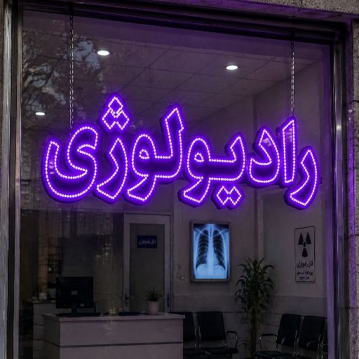 تابلو LED طرح رادیولوژی