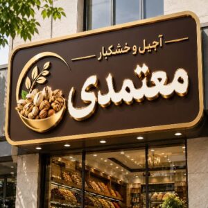 تابلو چنلیوم طرح آجیل و خشکبار