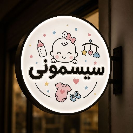 تابلو لایت باکس طرح سیسمونی