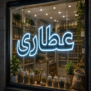 تابلو LED طرح عطاری