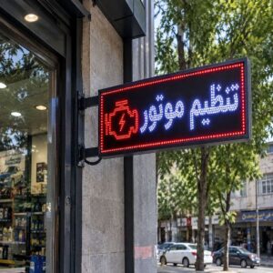 تابلو LED طرح تنظیم موتور