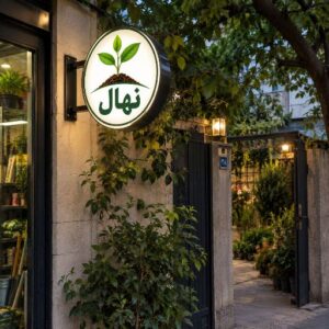 تابلو لایت باکس طرح نهال