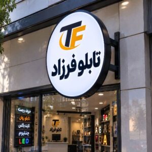 تابلو لایت باکس طرح  تابلوفرزاد