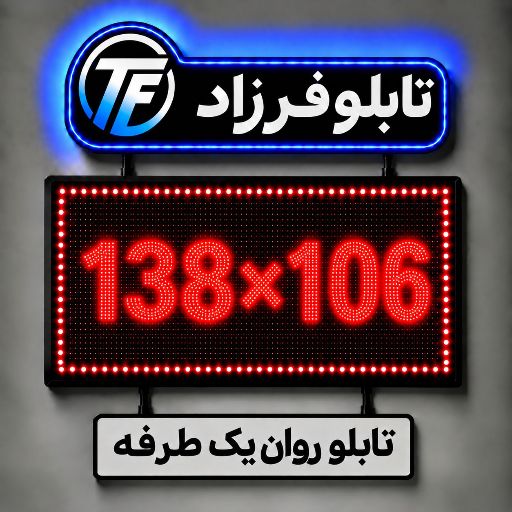تابلو روان یک طرفه 106*138