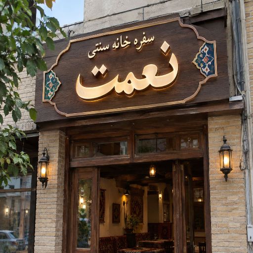 تابلو چنلیوم طرح سفره خانه سنتی